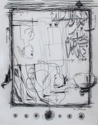 A. S. Rind, 28 x 22 Inch, Charcoal On Paper , Figurative Painting, AC-ASR-464